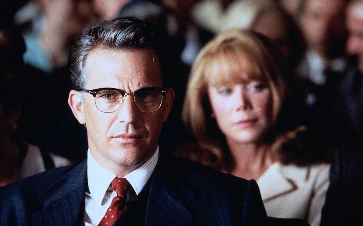 Кевин Костнер в фильме «Джон Ф. Кеннеди. Выстрелы в Далласе»