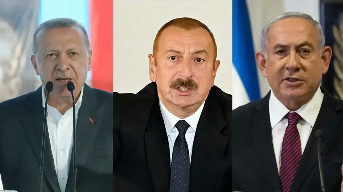 Реджеп Эрдоган, Ильхам Алиев и Биньямин Нетаньяху