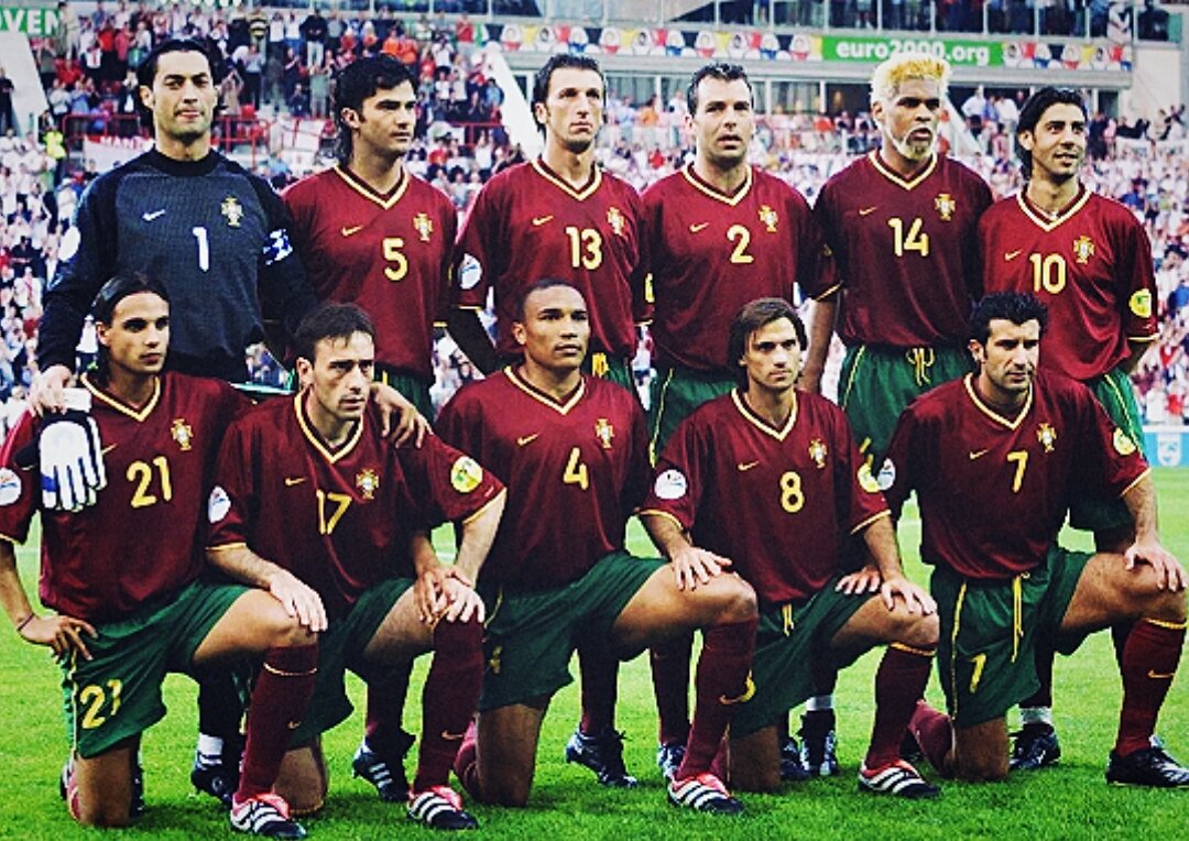 Сборная Португалии образца Чемпионата Европы 2000-го года. 