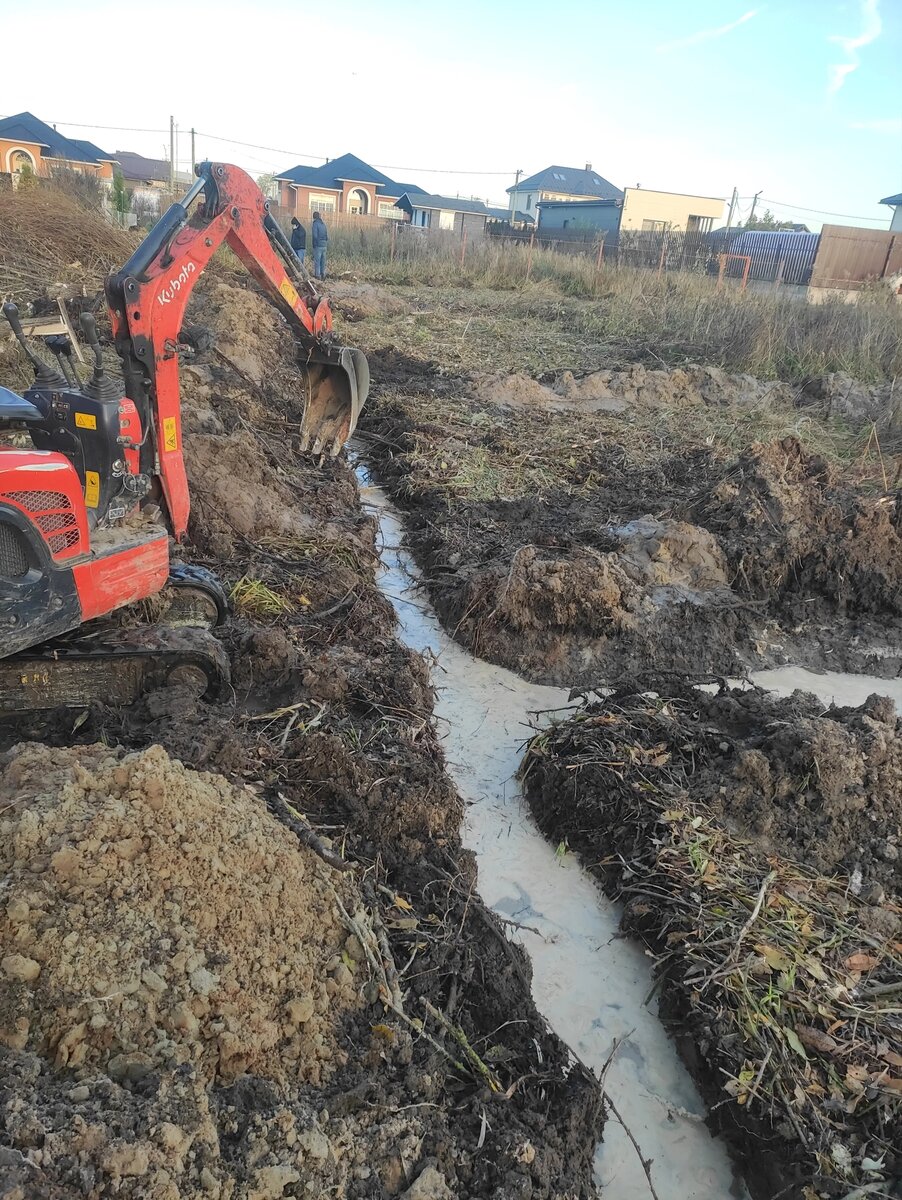 Водичка собирается и уходит с участка 💦