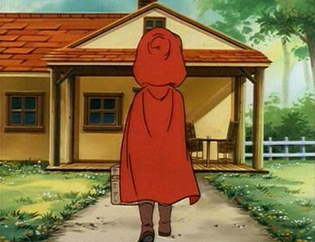 Я краснею дом. Красная шапочка 1995. Little Red riding Hood 1995. Красная шапочка кадры из мультфильма.
