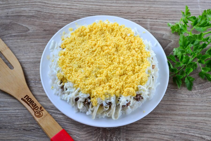 Салат с рисом и сыром рецепт