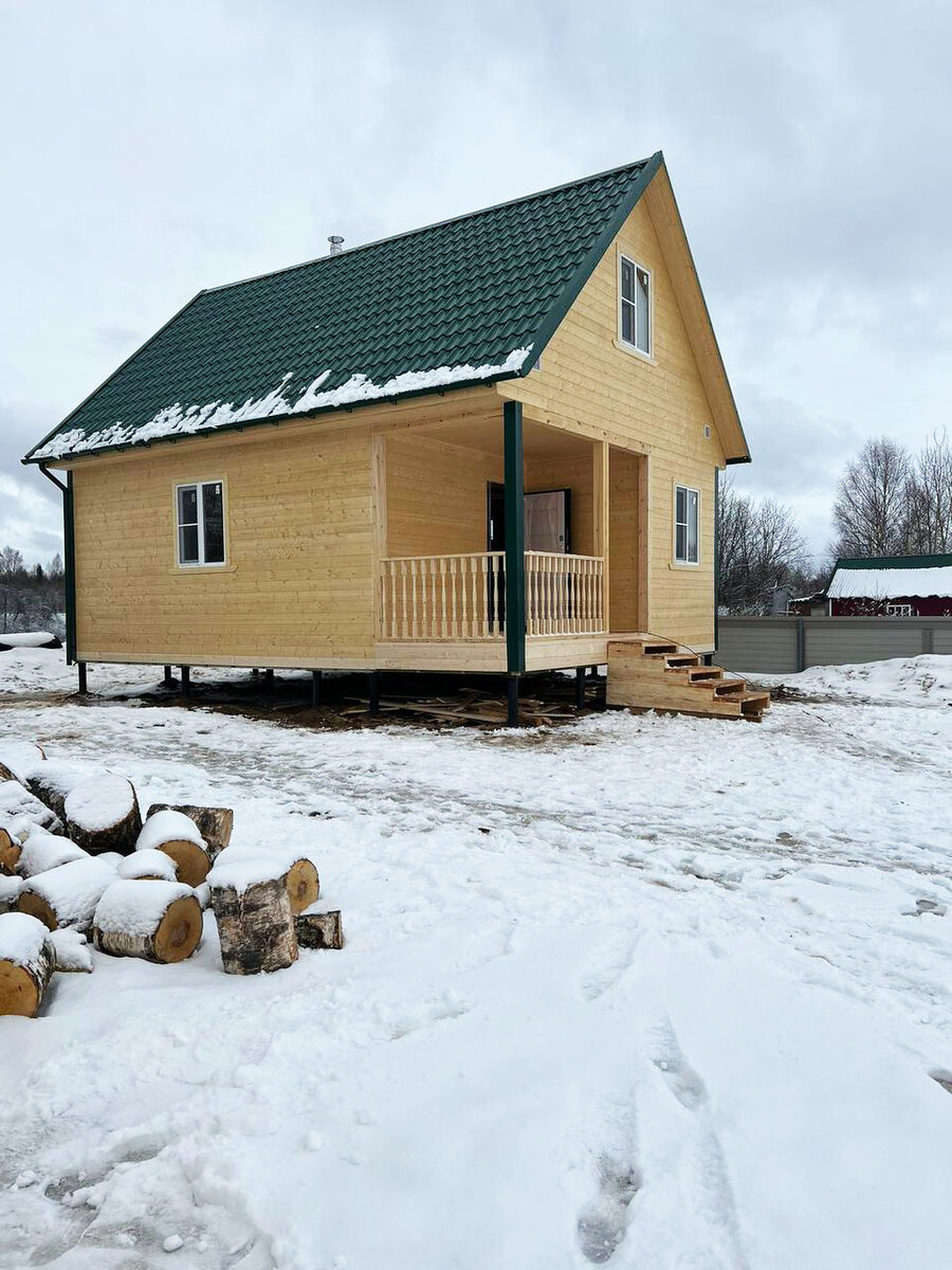 Построенный дом в Мурманской области, AFIXstroy