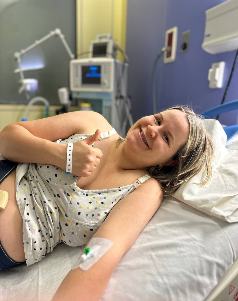 Лежу на первом КТГ