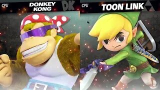 funky kong vs toon link