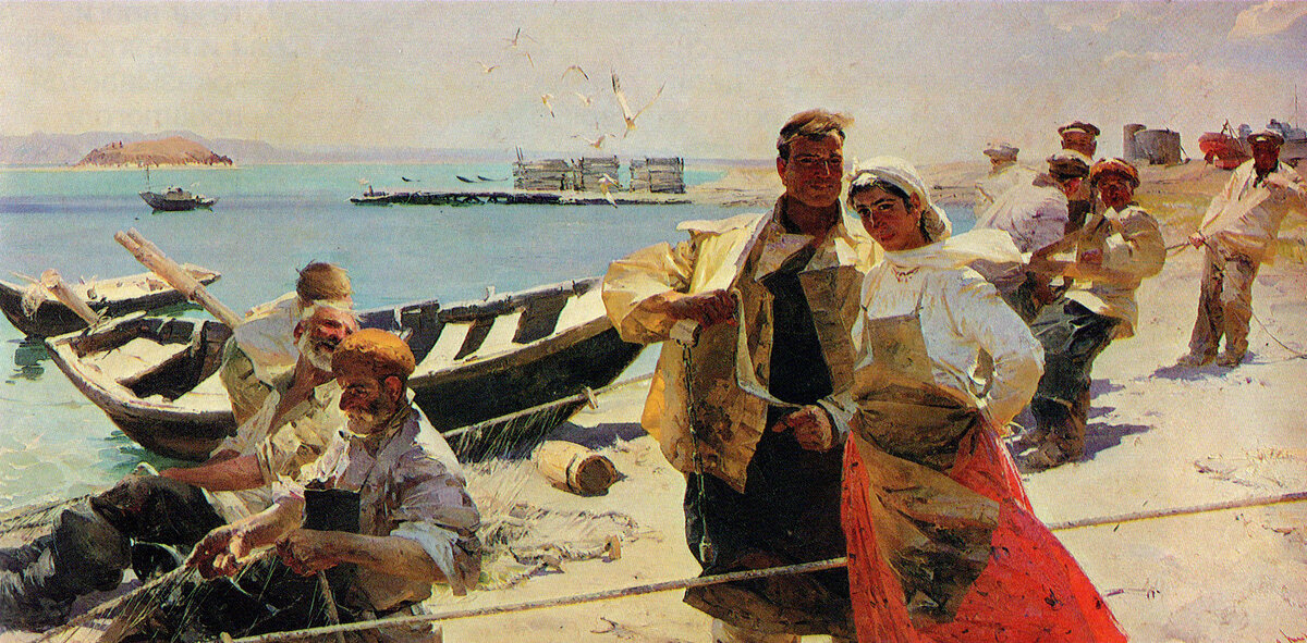 На берегу Севана. 1956