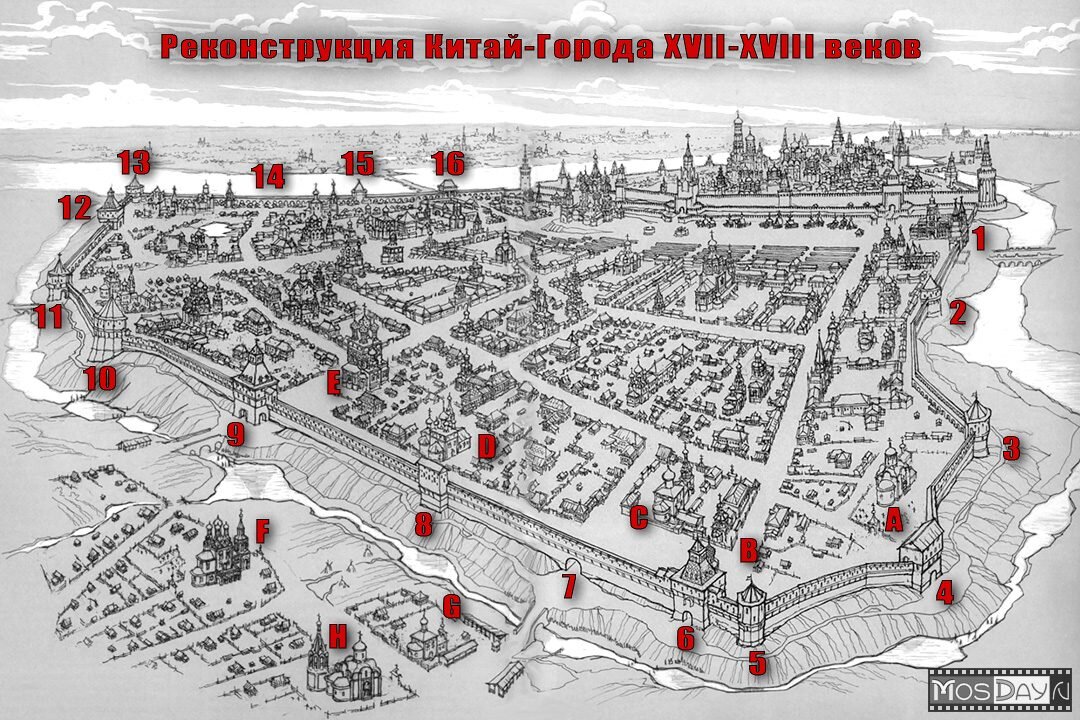 При каком правителе был построен китай город. Стена Китай города в Москве схема. План Китай города 16 век. Китай-город в Москве 16 век на карте. Китайгородская стена в Москве на карте.