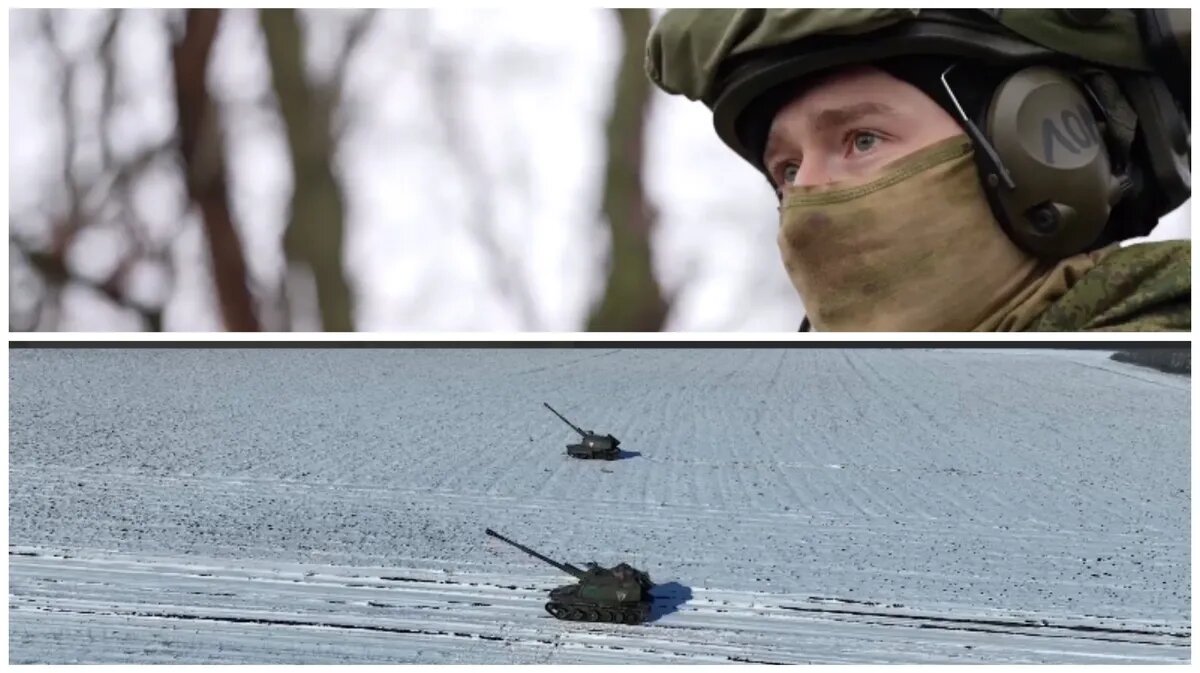 Непогода не останавливает российские войска от атаки. Фото: кадр из видео