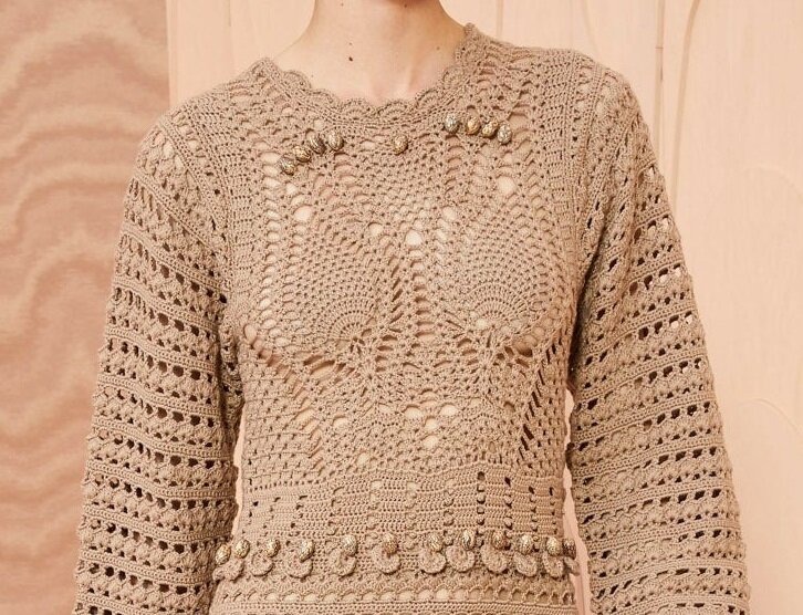 Фото платья Prisha взято с официального сайта https://ullajohnson.com/ Увеличенное фото переда платья