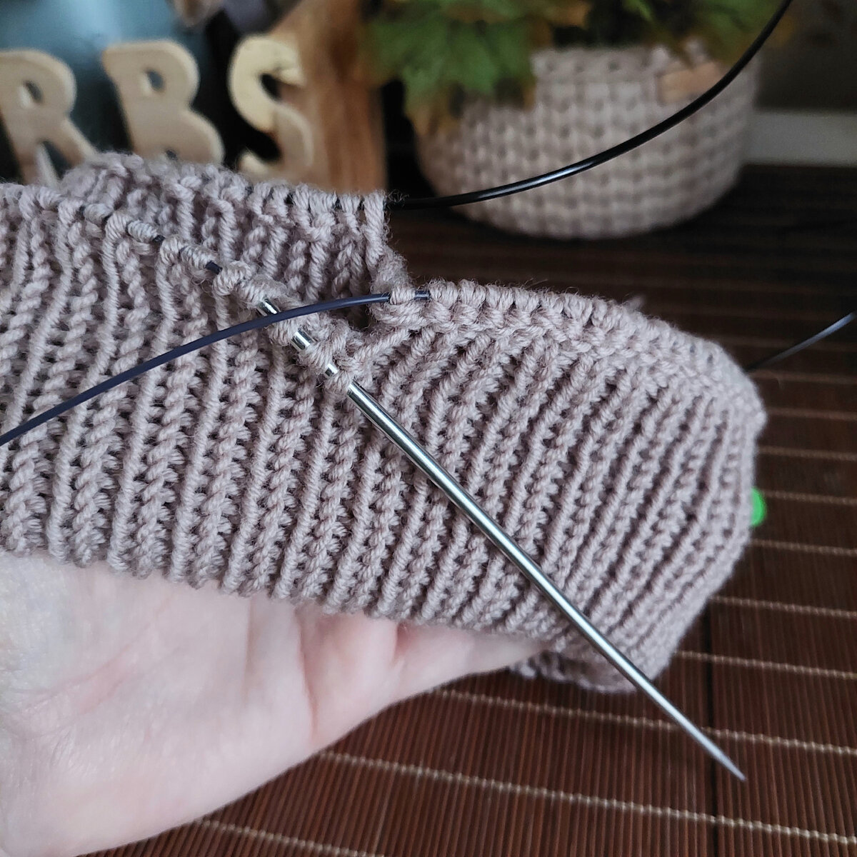 Соединение слоёв резинки.