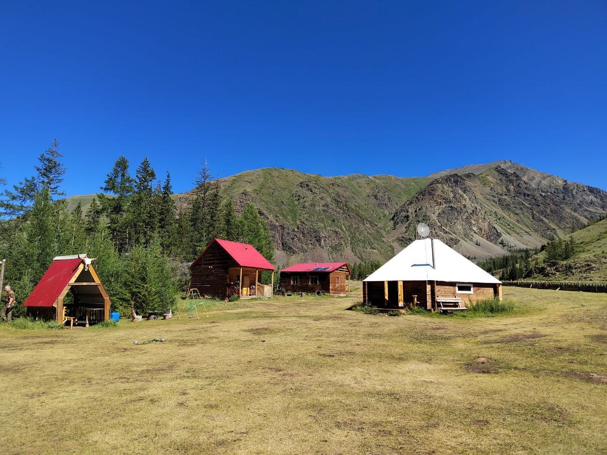 Вид на кемпинг.