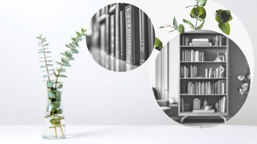 Книги в Облаке. Коллаж