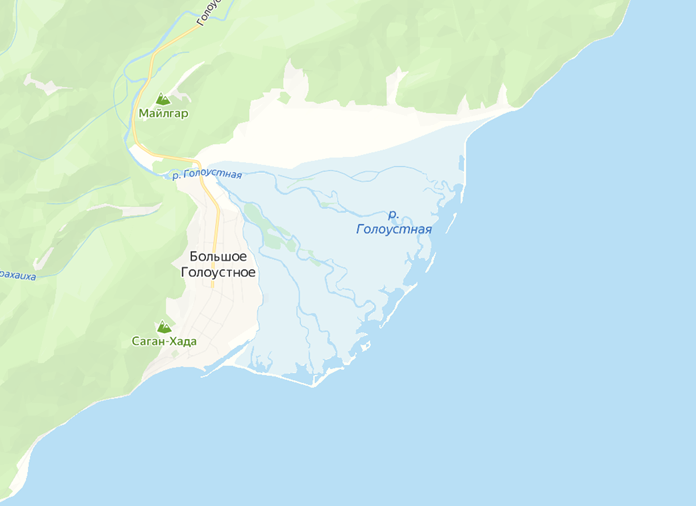 Большое Голоустное. Яндекс.Карты