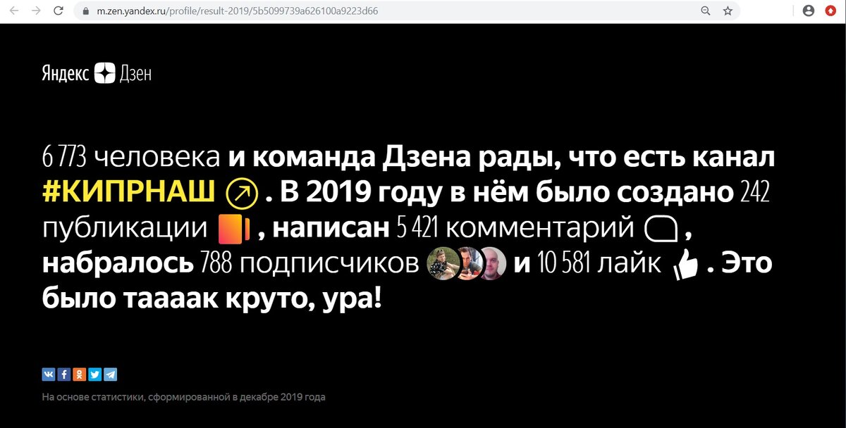 Результаты 2019 года