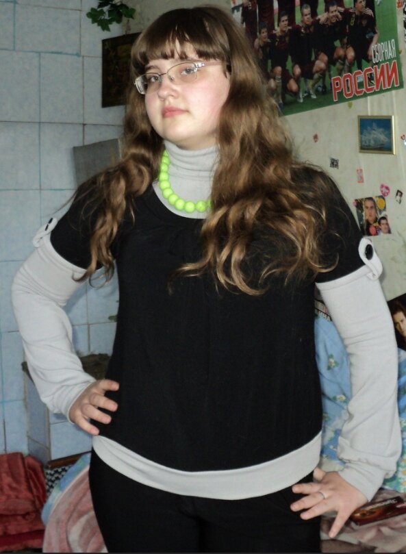 12-летняя я на стиле. Комната тоже на стиле