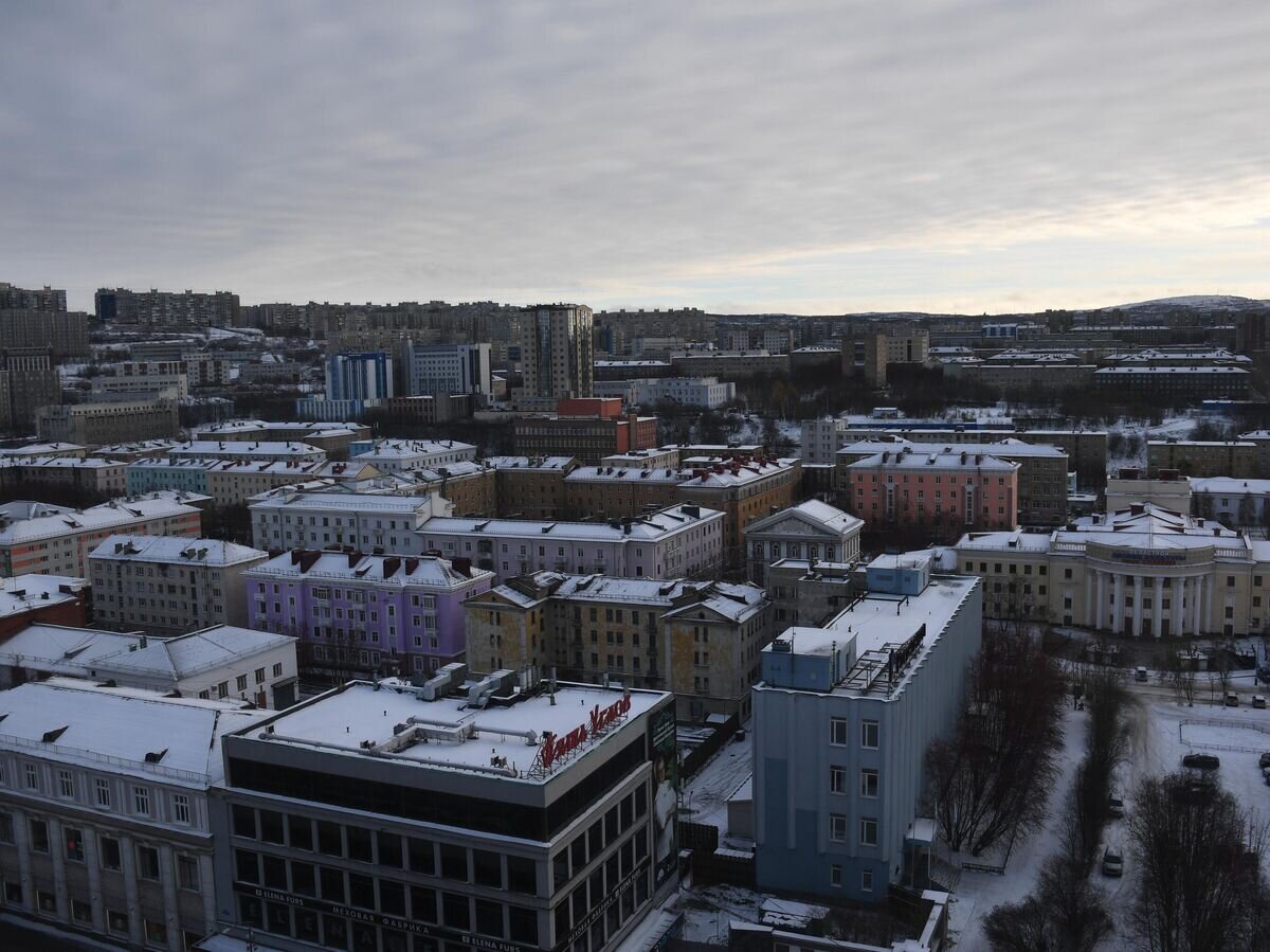    Вид на жилые кварталы города Мурманска© РИА Новости / Кирилл Каллиников
