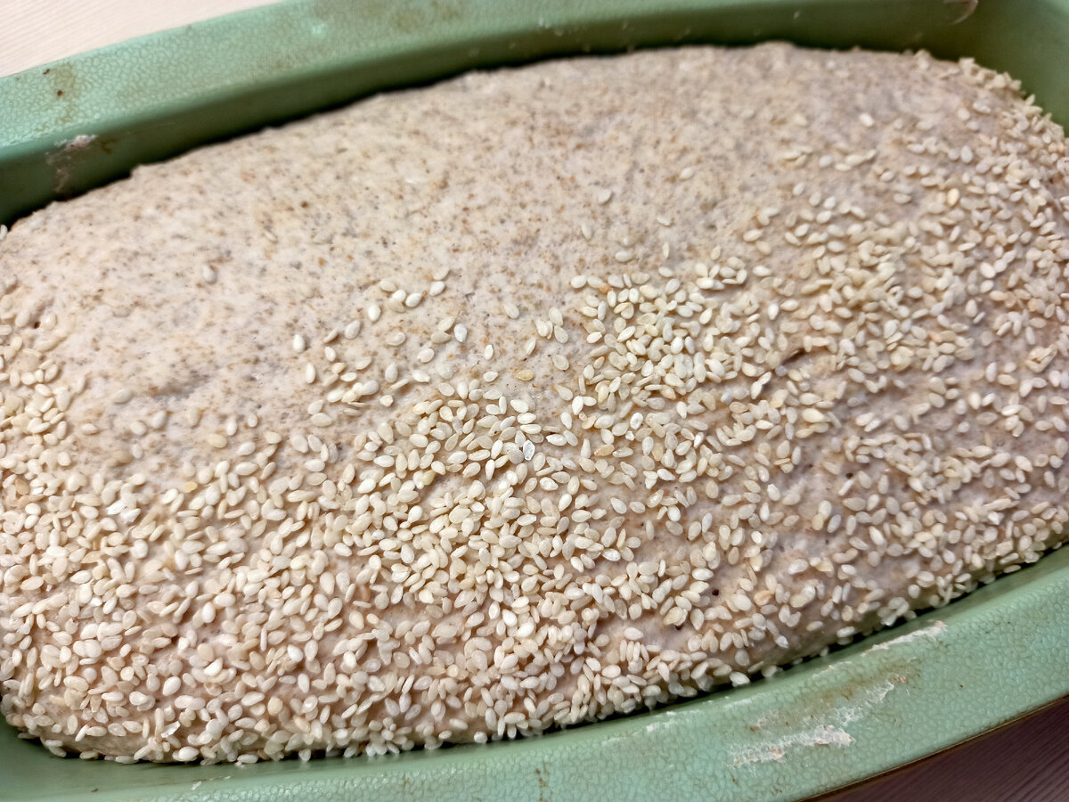 Тесто для пшенично-ржаного хлеба 