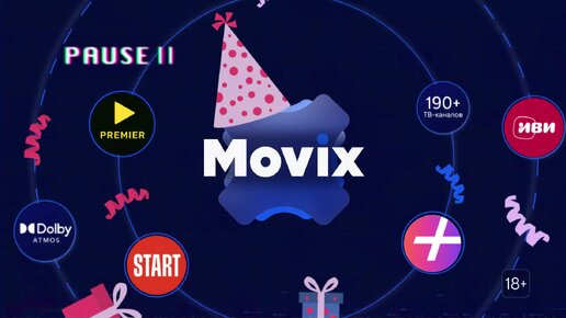 Видеосервису Movix исполнилось 5 лет!