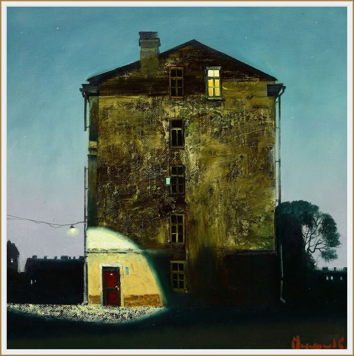 © Станислав Мирошников. «Что такое осень», 40х40, х.м., 2021г.