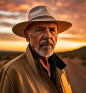 Жак Фреско (1916-2017) Фотография сгенерирована нейросетью Шедеврум 