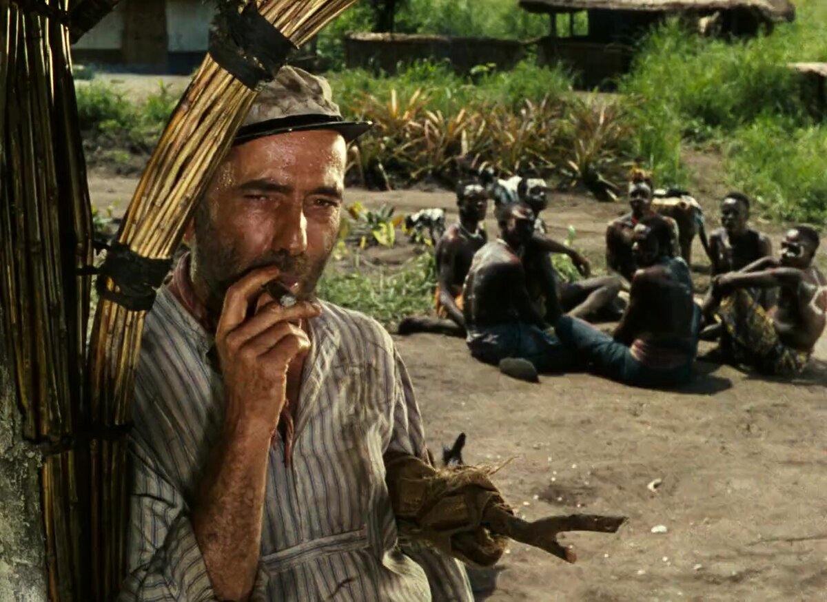 Кадр из фильма "Африканская королева" (1951)