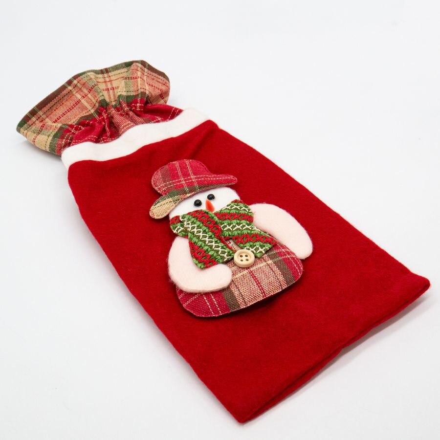 Костюм на бутылку Снеговик 29 см