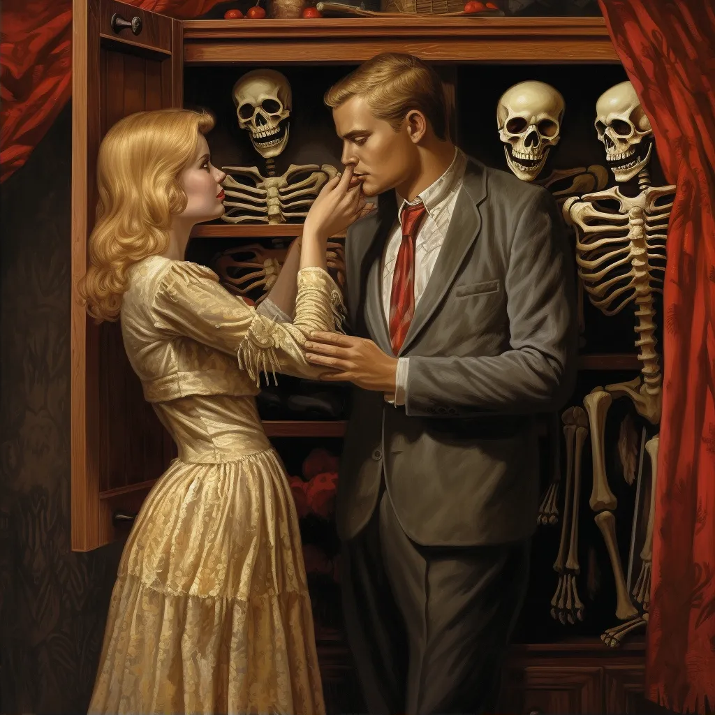 Шкафы являются неотъемлемой частью интерьера нашего дома. Они помогают нам хранить вещи в упорядоченном и незаметном виде. Однако, иногда возникает необходимость спрятать что-то больше, чем просто предметы повседневного использования. Одним из таких "секретов" может быть спрятанный скелет. Ведь все имеют свои секреты, не так ли? 
При выборе шкафа для хранения скелета, основными факторами, которые следует учесть, являются надежность, долговечность и эстетика. Два популярных материала для шкафов - МДФ и ЛДСП, имеют свои особенности, которые следует учитывать при принятии решения.

МДФ (массивная древесноволокнистая плита) - это материал, изготовленный из древесных волокон, смешанных с синтетическими смолами и прессованных под высоким давлением. Он обладает гладкой поверхностью и высокой стабильностью размеров, что делает его привлекательным выбором для шкафов. Однако, МДФ не является самым прочным материалом, поэтому необходимо учитывать вес и размеры скелета при выборе шкафа. Кроме того, МДФ подвержен сколам и царапинам, поэтому рекомендуется обратить внимание на специальную отделку или покрытие, чтобы обеспечить дополнительную защиту.

ЛДСП (ламинированная древесноволокнистая плита) - это материал, состоящий из частиц древесины, связанных синтетической смолой и прессованных в плиты. ЛДСП отличается более высокой прочностью и стойкостью к повреждениям, что делает его предпочтительным выбором для шкафов, в которых будет храниться тяжелый или громоздкий скелет. Однако, следует учесть эстетику, так как ЛДСП может иметь менее привлекательный внешний вид, особенно без ламинированного покрытия.

В конечном счете, выбор между МДФ и ЛДСП для шкафа, в котором спрятан скелет, зависит от ваших предпочтений и требований. Если вам важна эстетика и вы готовы пожертвовать некоторой прочностью, выберите МДФ с хорошей отделкой. Если же вам нужен более прочный и надежный шкаф, предпочтительнее будет ЛДСП.