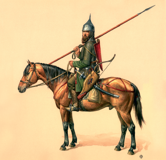 Конный русский воин