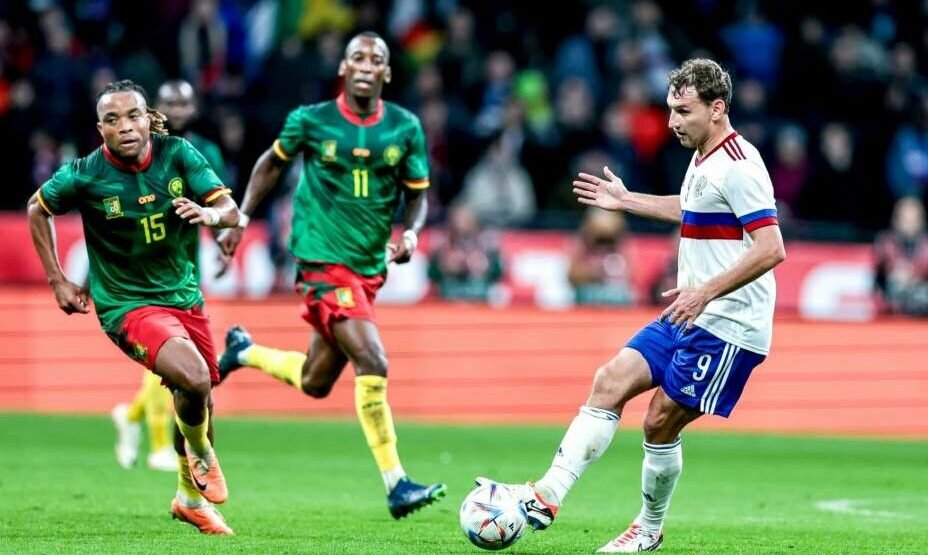    Федор Чалов свой первый гол за сборную России забил в ворота Камеруна. Фото: РФС