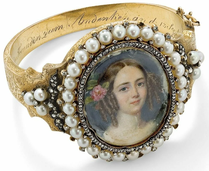 Кольцо с жемчугом. 19 век.