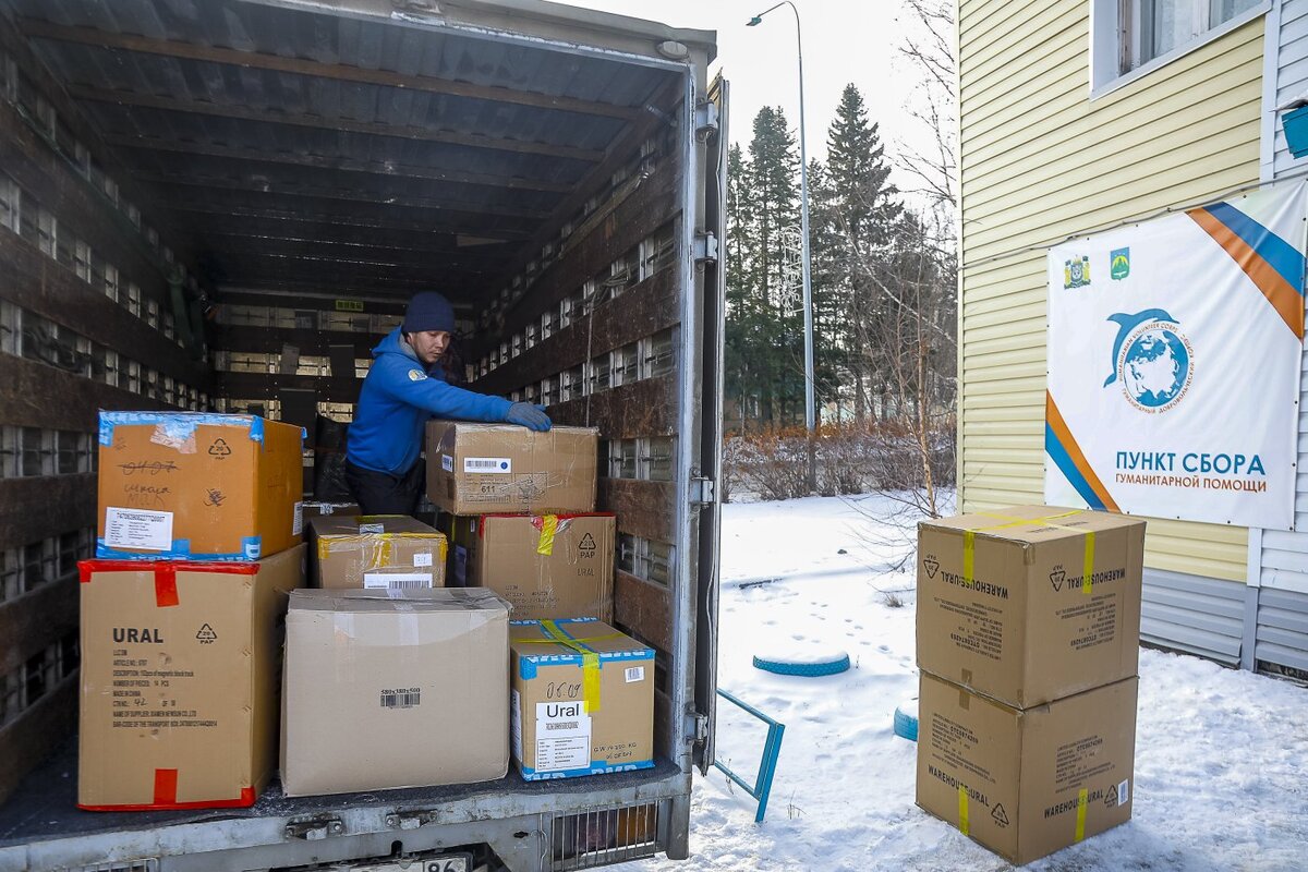    Гумкорпус Югры собирает продовольствие для отправки на передовую