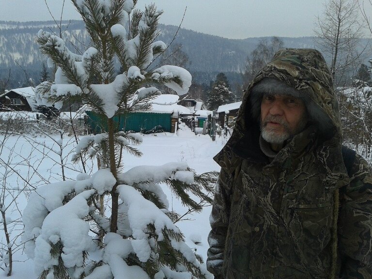 О новом произведении Анатолия Байбородина «Дрова» / На илл.: Писатель Анатолий Байбородин