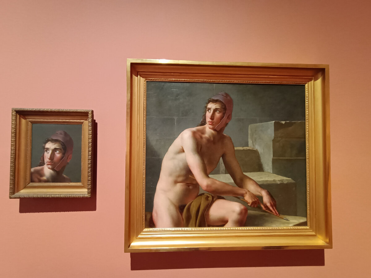 Молодой натурщик. 1812 г. C.W.Eckersberg. Глиптотека Карлсберга. Фото автора 