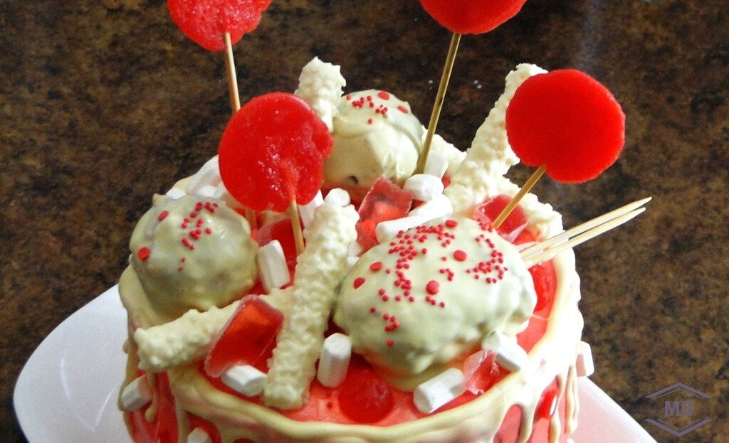 Вкусно уже от самого вида торта!