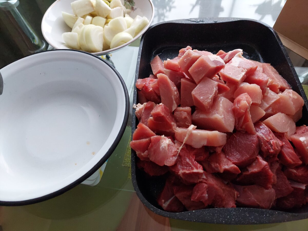 Все готово к приготовлению фарша.