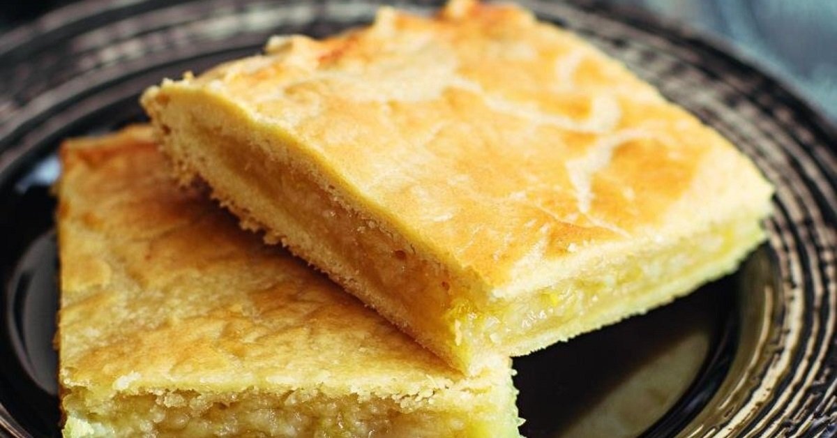 Пирог с лимоном из интернета