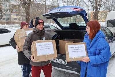    Сбор помощи для бойцов СВО в Сергиевом Посаде © Пресс-служба администрации Сергиево-Посадского г.о.