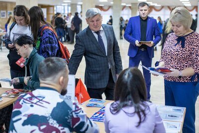    Секция «Трудоустройство и занятость» на подольском форуме «Развитие» © Пресс-служба Московского областного регионального отделения партии "Единая Россия"