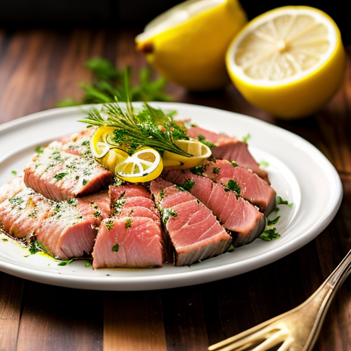 Тунец с лимоном - Рецепт