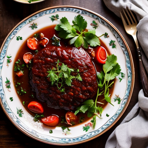 Печень по-татарски - Рецепт 