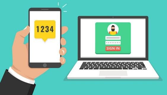 Пример двухфакторной аутентификации.