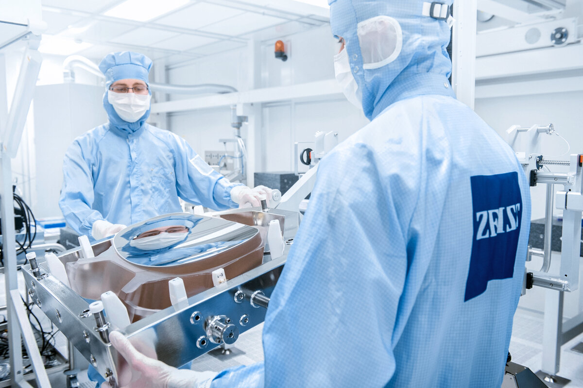 Самое точное в мире зеркало для EUV-литографии, фото: ZEISS