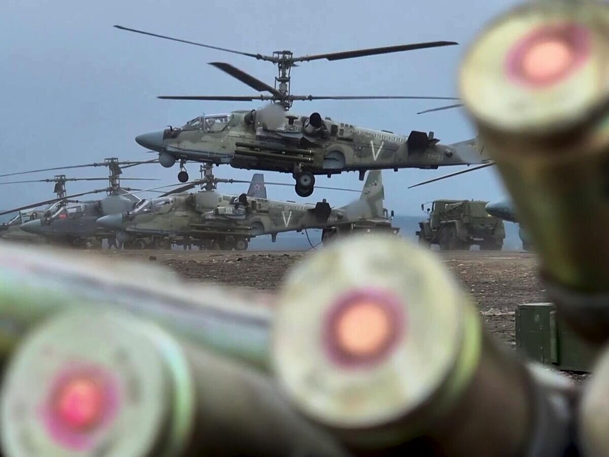    Боевая работа летчиков армейской авиации в зоне специальной военной операции© РИА Новости / Министерство обороны РФ
