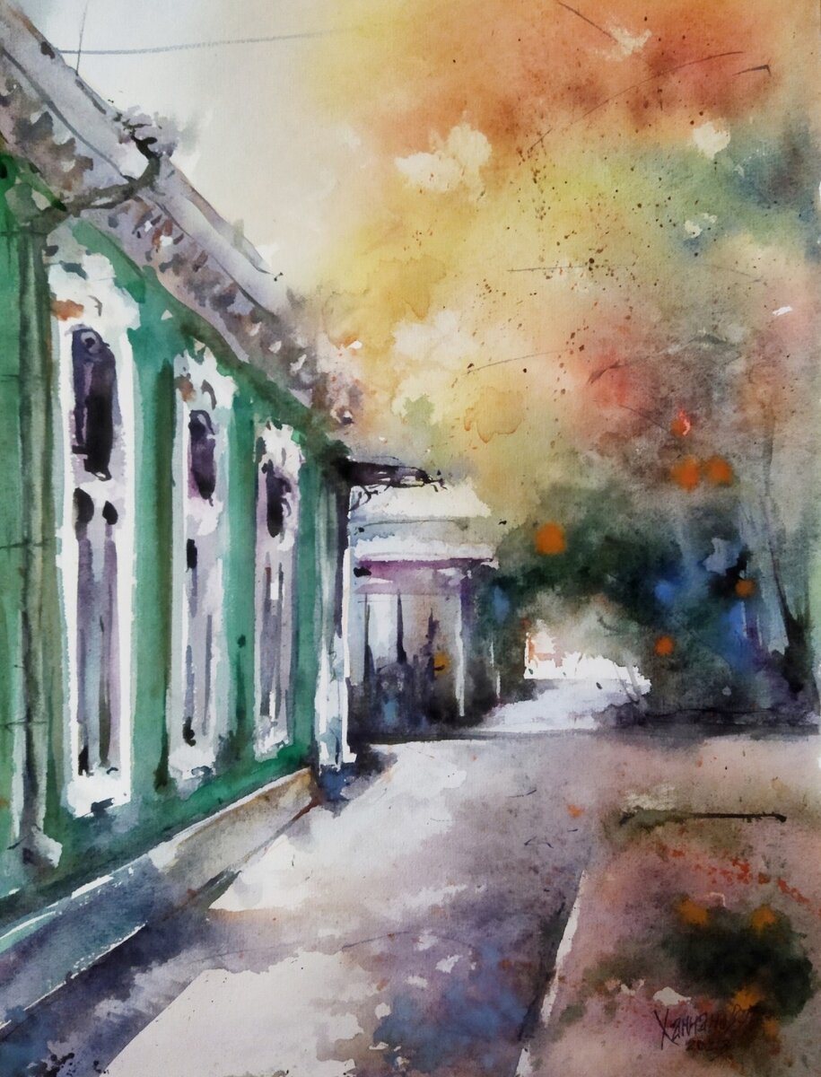 Осень у дома Гафури