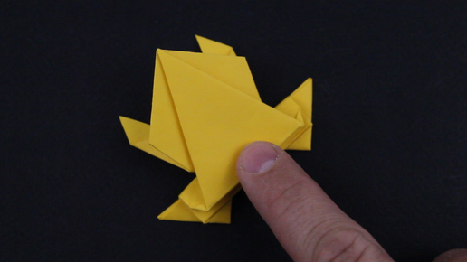 How to Make a Jumping Paper Frog?