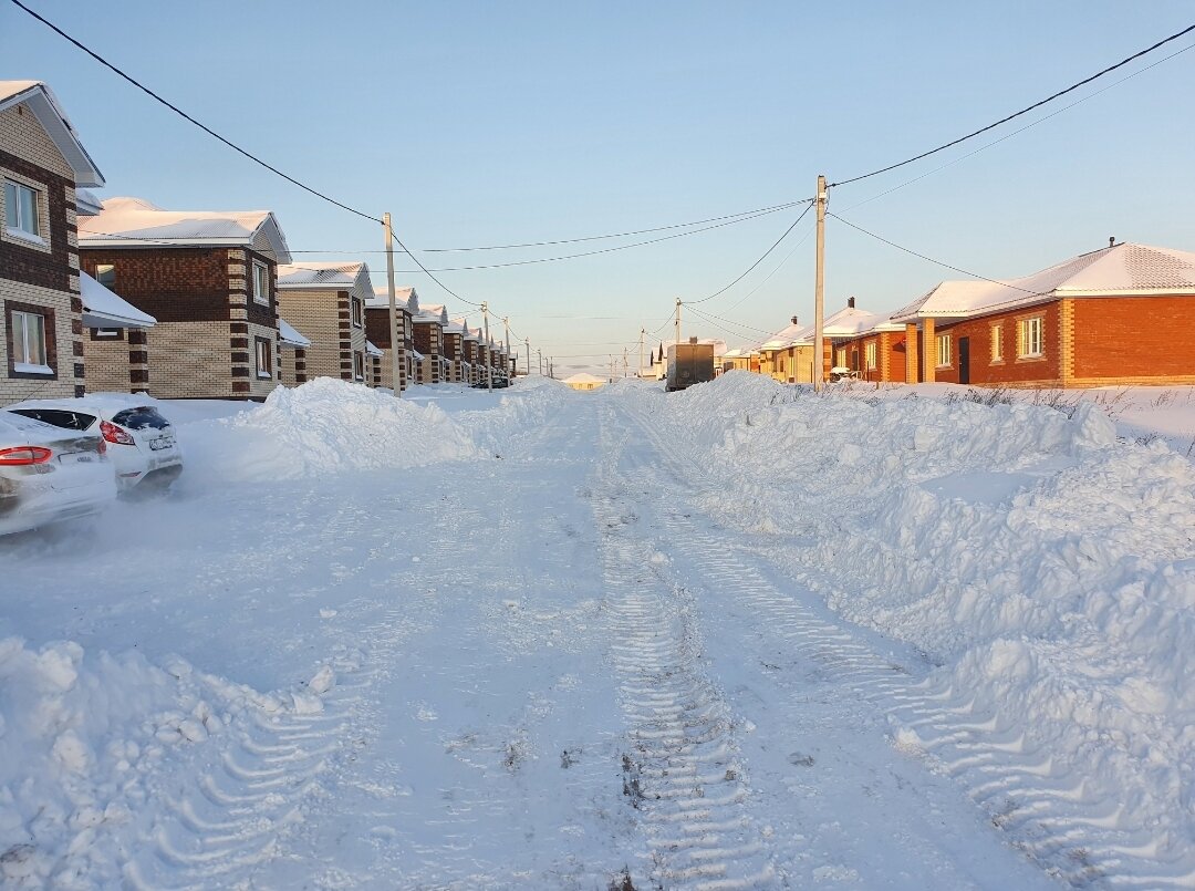 Зимняя дорога в нашем посёлке