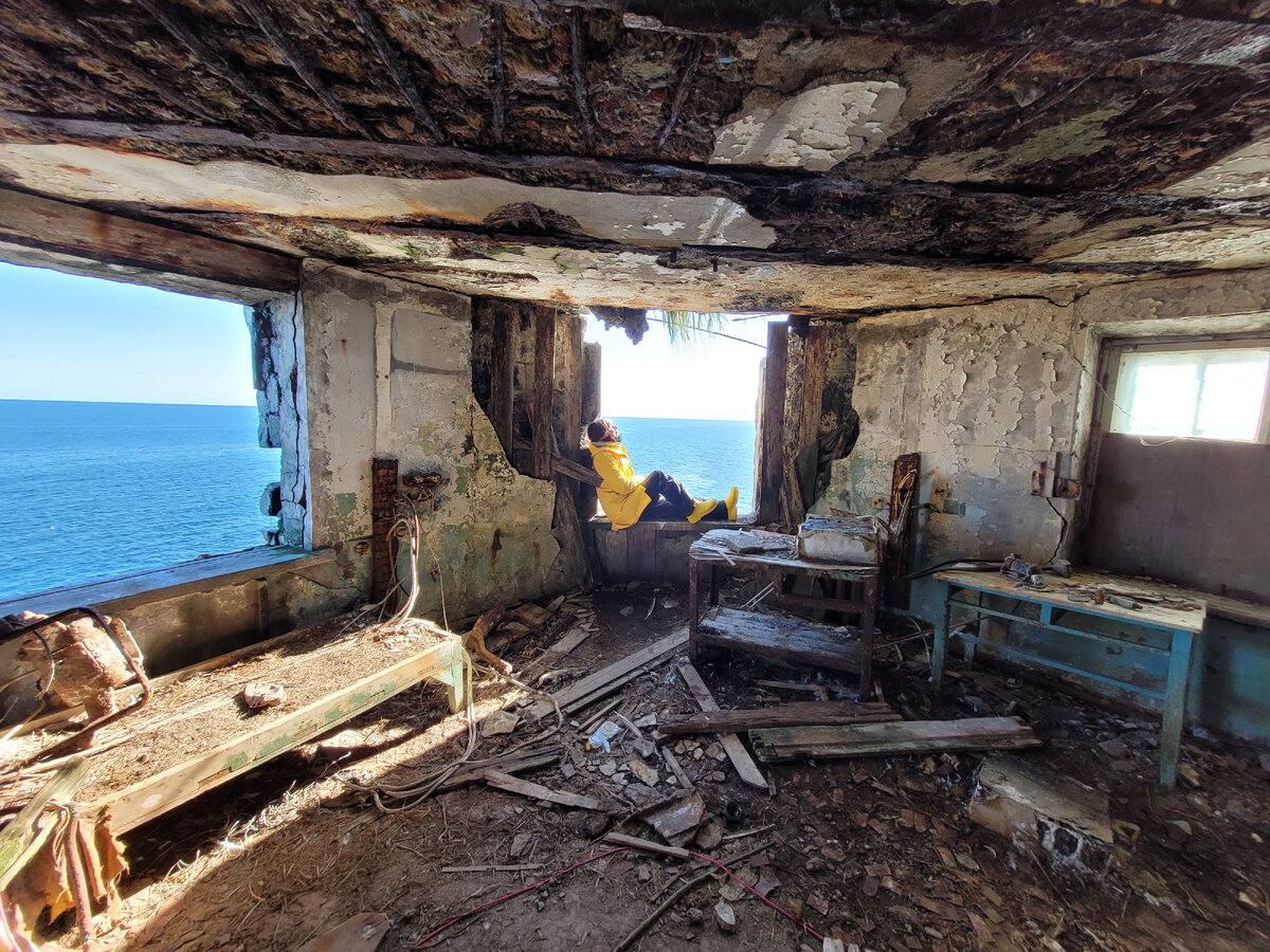 маяк Анива внутри (о. Сахалин)