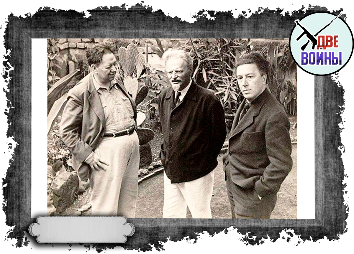 Троцкий в Мексике. Фото в свободном доступе.