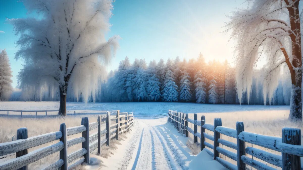 С этого дня можно ездить на санях. Фото: 7fon.org