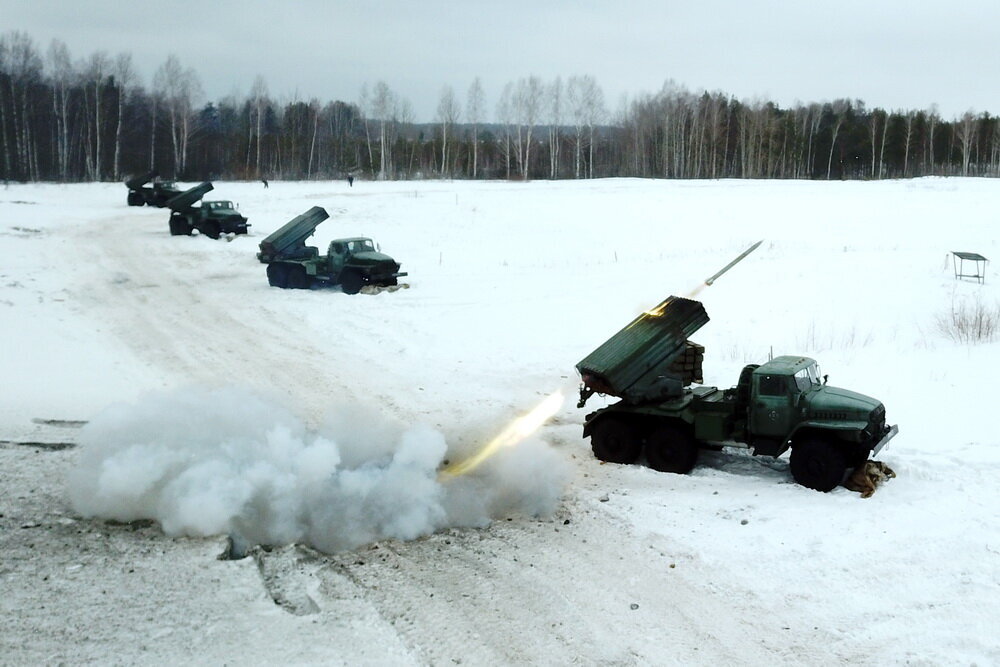 БМ 21 град на параде